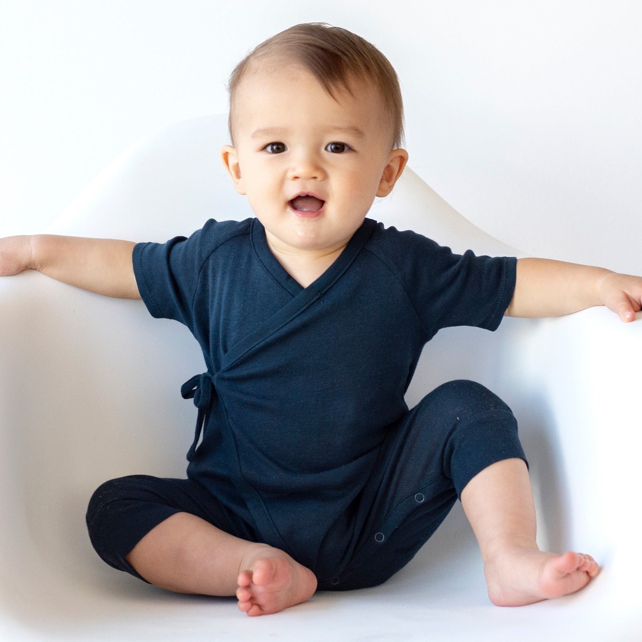 Short Sleeved Kimono Coverall